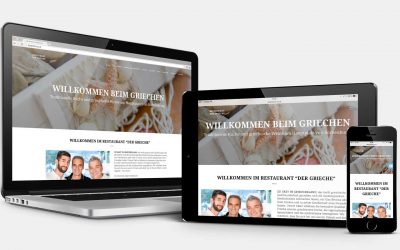 CeeQoo realisiert die responsive Website des Restaurants „Der Grieche“