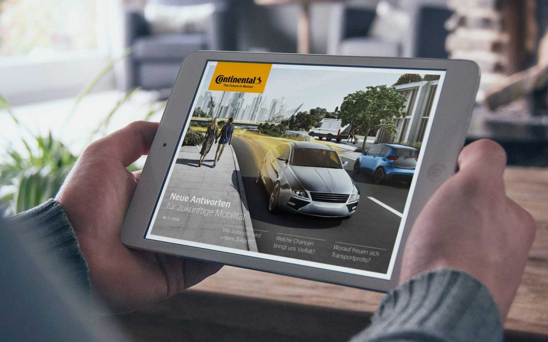 Continental-Magazin-App auf iPad