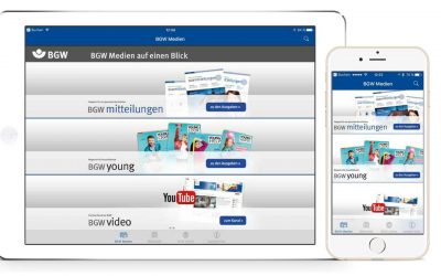 BGW Medien – Interaktive Magazin-App mit Volltextsuche